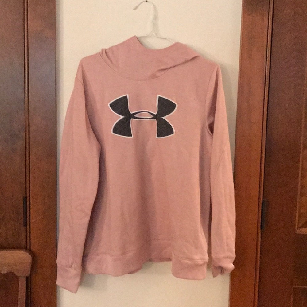 pink under armor sweatshirt